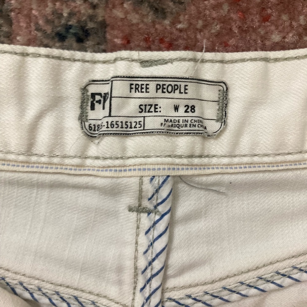 Free People Cut Off Denim Shorts - Picture 4 of 4